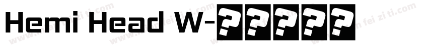 Hemi Head W字体转换